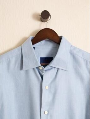 David Donahue Light Blue Dress Shirt